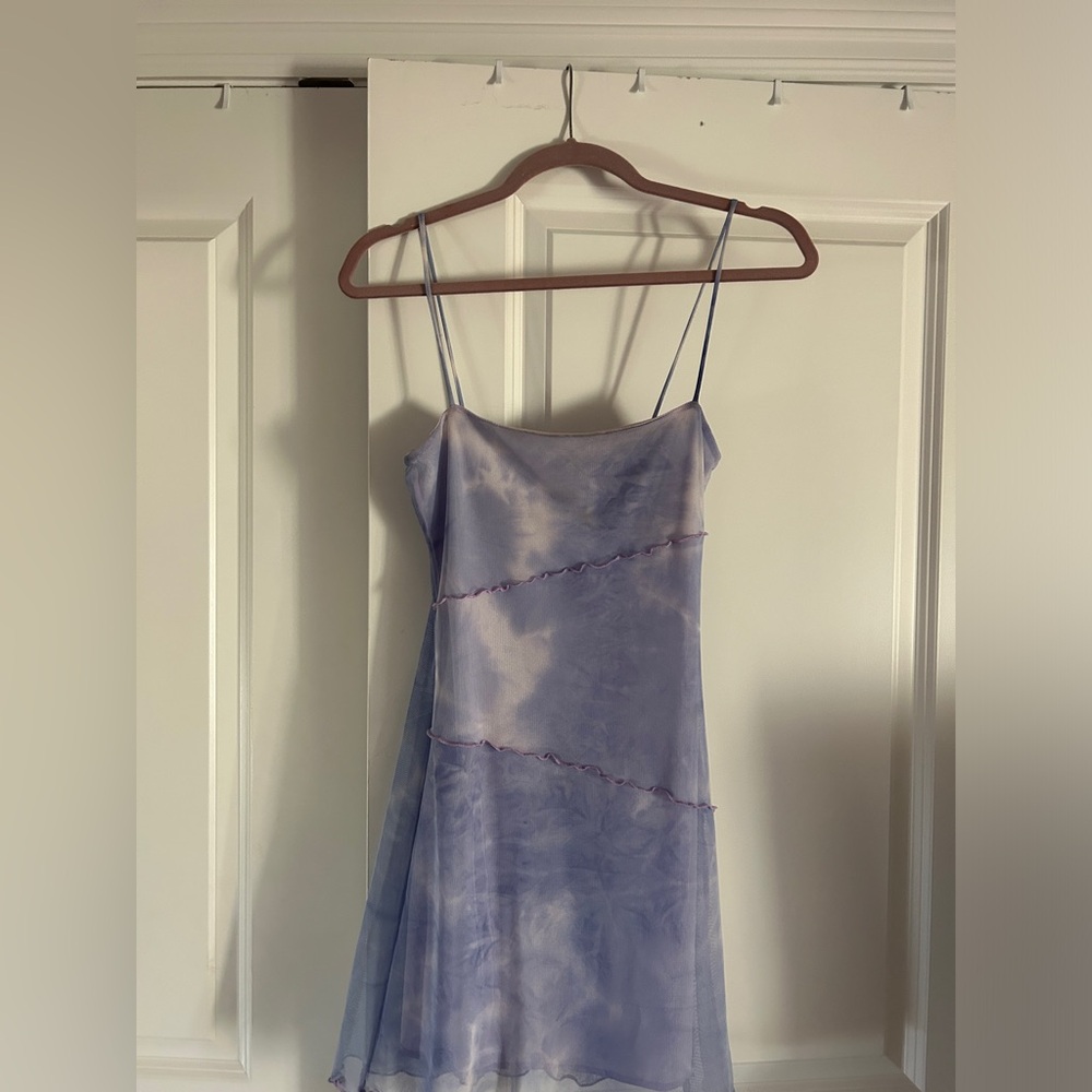 Lavender Spaghetti Strap Dress
